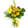 Желтый букет из роз и хризантем. Чжухай